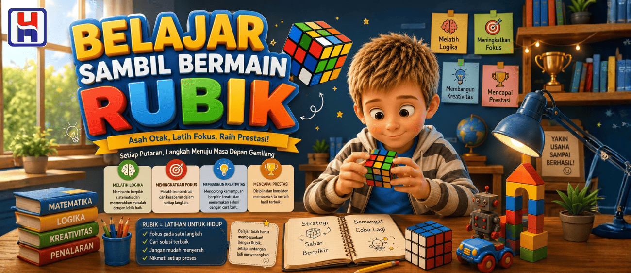 BELAJAR SAMBIL BERMAIN RUBIK