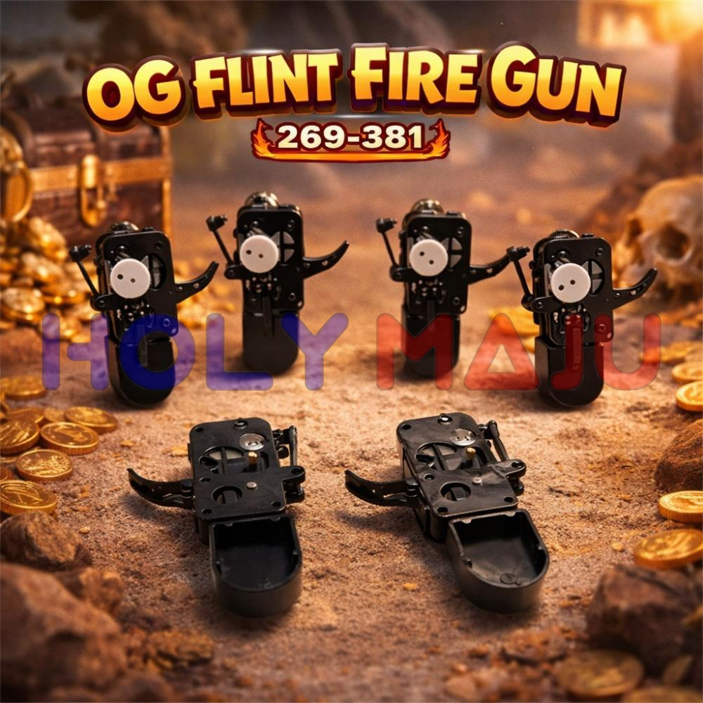 OG FLINT FIRE GUN 269-381 OPP + IN CARD @2000PCS
