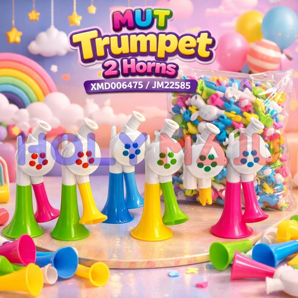 MUT TRUMPET 2 HORNS XMD006475/JM22585 BULK + MID PACK @3000PCS